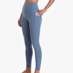 colorfulkoala steel Blue High-Waisted 7/8 Leggings